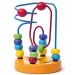 Gioco in legno con palline arancioni mini.