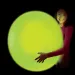 Glowzilla Wubble palla di bolle luminosa colore verde neon 75cm