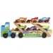 Grande camion trasportatore di auto da corsa in legno - Melissa &amp; Doug