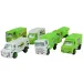 Greening Car: Set di 6 camion per la raccolta dei rifiuti