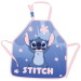 Grembiule da pittura rosa e blu con motivo Stitch