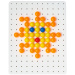 Hama: Pötyi Maxi 140 pezzi, colori assortiti, con tavoletta quadrata