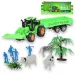 Happy Farm: Set da fattoria con trattore con rimorchio, animali e accessori