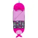 Happy Nappers: Sacco a pelo cuscino balena rosa 137 cm