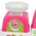 Happy Shopping: Registratore di cassa bianco-rosa con microfono, suono e accessori 29x16cm