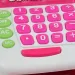 Happy Shopping: Registratore di cassa bianco-rosa con microfono, suono e accessori 29x16cm
