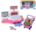 Happy Shopping: Registratore di cassa bianco-rosa con suono e accessori 20x12cm
