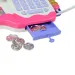 Happy Shopping: Registratore di cassa bianco-rosa con suono e accessori 20x12cm