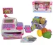 Happy Shopping: Registratore di cassa elettronico bianco-rosa con suoni e accessori 22,5x17cm