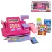 Happy Shopping: Registratore di cassa rosa con suoni e accessori 23x14cm
