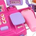 Happy Shopping: Registratore di cassa rosa con suoni, prodotti e soldi finti 27cm