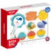 Happy World: Giocattolo da bagno tartaruga spaventata con rete da pesca