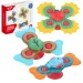 Happy World: Set di giochi educativi con 3 spinner per bambini a forma di animali