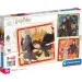Harry Potter 3x48 pezzi Supercolor puzzle - Clementoni