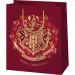 Harry Potter: Borsa regalo gigante con stemma di Hogwarts 33x15x45cm