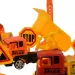 Heavy Duty: Set di giochi da costruzione con auto a retrocarica e accessori