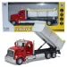 Heavy Duty Truck: Modello di camion ribaltabile in metallo a retrocarica con porte apribili 1/36