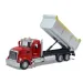 Heavy Duty Truck: Modello di camion ribaltabile in metallo a retrocarica con porte apribili 1/36