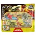 Heroes of Goo Jit Zu Minis: Jurassic World set di 6 mini figure di dinosauri