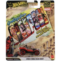 Hot Wheels Cultura Pop Deadpool Spider-Mobile Dead-Buggy macchinina 1/64 – Mattel