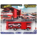 Hot Wheels: Second Story Lorry trasportatore di auto premium e modellino 73 Plymouth Duster 1/64 - Mattel