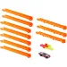 Hot Wheels Track Creator: Set di pista rettilinea - Mattel