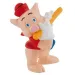 I tre porcellini: Figurina del maialino flautista - Bullyland