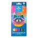 ICO: Koh-I-Noor 3554 Matite colorate esagonali in scatola con procione, 24 pezzi