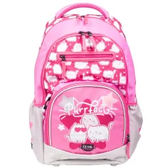 ICO: LizzySuli Kittok Stars Purrfect Active+ zaino scolastico ergonomico da 27 litri con stampa di gatti immagine 1