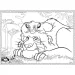Il Re Leone 2 in 1 maxi puzzle 4x48 pezzi e album da colorare 35x25cm - Lisciani