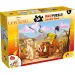 Il Re Leone 2 in 1 maxi puzzle da 24 pezzi e libro da colorare 70x50cm - Lisciani