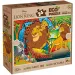 Il Re Leone 2 in 1 puzzle Eco maxi da 24 pezzi e album da colorare 70x50cm - Lisciani