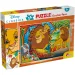 Il Re Leone 2 in 1 puzzle da 24 pezzi e album da colorare 50x35 cm - Lisciani