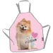 Il mio piccolo amico dolce grembiule da pittura con cane Pomerania