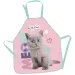 Il mio piccolo amico grembiule da pittura con gattino Fluffy Kitty