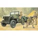 Italeri 1/35 Willys MB Jeep militare con rimorchio modello di veicolo