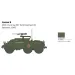 Italeri 1/56 modello di carro armato M8/M20