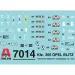 Italeri 1/72 Kfz. 305 Opel Blitz camion militare modello