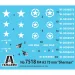 Italeri 1/72 M4A3 75mm Sherman tank set di modelli da 2 pezzi