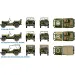 Italeri 1/72 Willys Jeep 1/4 ton 4x4 veicoli militari set di modelli da 2 pezzi
