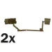 Italeri 1/72 Willys Jeep 1/4 ton 4x4 veicoli militari set di modelli da 2 pezzi