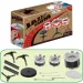 Jazz Drum set da 4 pezzi con supporto e sgabello per batteria