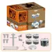 Jazz Drum set da gioco a 6 pezzi su supporto