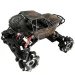 Jeep Cross Country telecomandato RC con sospensioni a molla e effetti luminosi, movimento laterale, 21 cm, 2,4 GHz