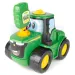 John Deere: Trattore Key n Go Johnny con chiave di avviamento e funzione di movimento