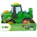 John Deere: Trattore Key n Go Johnny con chiave di avviamento e funzione di movimento