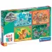 Jurassic World 4 in 1 puzzle 12-16-20-24 pezzi - Clementoni