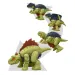 Jurassic World: Fierce Changers - Allosaurus &amp; Dimetrodon dinosauro trasformabile - Mattel