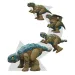 Jurassic World: Fierce Changers - Ceratosaurus &amp; Ankylosaurus dinosauro trasformabile - Mattel