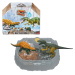 Jurassic World: Pacchetto Battaglia Dino Reveal con 2 dinosauri - Mattel